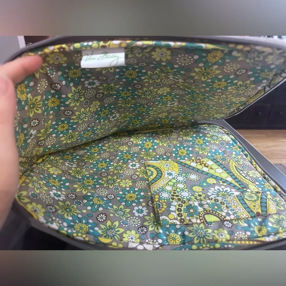 Vera Bradley Laptop Bag in Green and Yellow